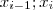 {x}_{i-1};{x}_{i}