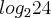 log_2{24} log_2{24}