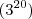 ({3}^{20})