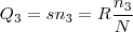 Q_3 = s n_3 = R \frac{n_3}{N}