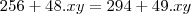 256+48.xy=294+49.xy
