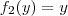 f_2(y) = y f_2(y) = y