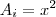 A_i = x^2 A_i = x^2