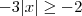 -3|x| \geq -2 -3|x| \geq -2