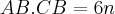 AB.CB=6n AB.CB=6n
