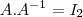 A.A^{-1}= I_2