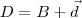 D = B + \vec{d}