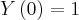 Y\left(0 \right)=1