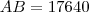 AB=17640 AB=17640