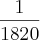 \frac{1}{1820}