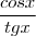 \frac{cos x}{tg x}