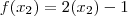 f(x_2)=2(x_2)-1