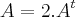A = 2.{A}^{t}
