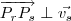 \overrightarrow{P_rP_s} \perp \vec{v_s} \overrightarrow{P_rP_s} \perp \vec{v_s}