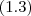 (1.3)