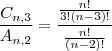 \frac{C_{n,3}}{A_{n,2}}=\frac{\frac{n!}{3!(n-3)!}}{\frac{n!}{(n-2)!}}