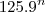 125 . 9^n 125 . 9^n