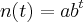 n(t)=a{b}^{t}