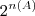 2^{n(A)}