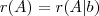 r(A)=r(A|b) r(A)=r(A|b)