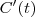 C'(t) C'(t)