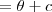 =\theta+c