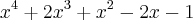 {x}^{4}+2{x}^{3}+{x}^{2}-2x-1 {x}^{4}+2{x}^{3}+{x}^{2}-2x-1