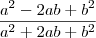 \frac{a^2-2ab+b^2}{a^2+2ab+b^2} \frac{a^2-2ab+b^2}{a^2+2ab+b^2}