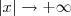 |x |\to +\infty |x |\to +\infty
