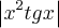 \left|x^2tgx \right|