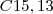 C15,13 C15,13