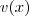 v(x) v(x)