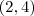 (2, 4) (2, 4)