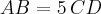 AB=5\,CD