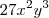 27x^2 y^3