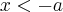 x<-a x<-a