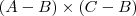 (A-B)\times (C-B)
