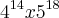 {4}^{14}x{5}^{18} {4}^{14}x{5}^{18}