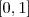 \left[0,1 \right]
