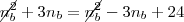 \cancel{n_b^2}+3n_b=\cancel{n_b^2}-3n_b+24 \cancel{n_b^2}+3n_b=\cancel{n_b^2}-3n_b+24