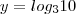y={log_3}10 y={log_3}10