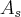 {A}_{s} {A}_{s}