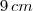 9\,cm 9\,cm