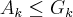 {A}_{k}\leq {G}_{k} {A}_{k}\leq {G}_{k}
