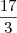 \frac{17}{3}