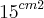 {15}^{cm2} {15}^{cm2}