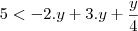 5<-2.y+3.y+\frac{y}{4}