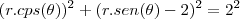 (r.cps(\theta))^2+(r.sen(\theta)-2)^2=2^2