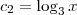 c_2 = \log_3 x