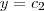 y=c_2